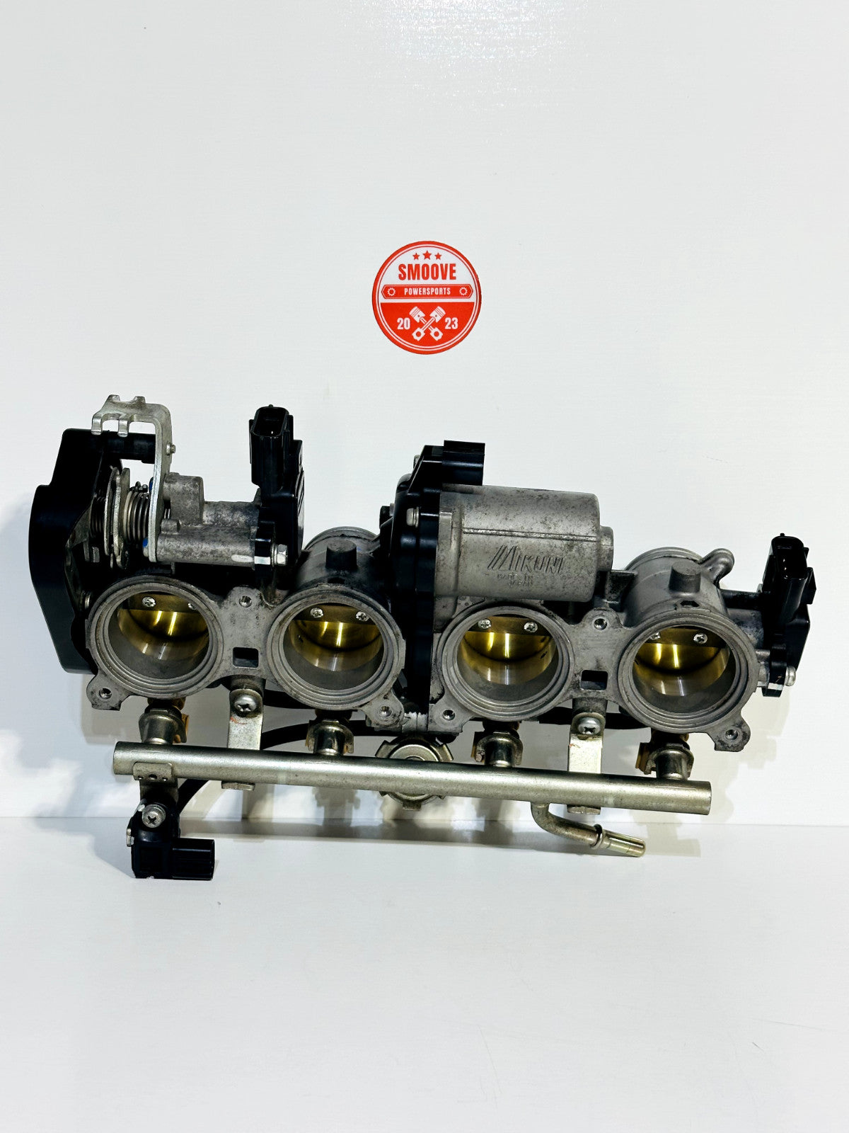 2008-2016 YAMAHA YZF R6 OEM THROTTLE BODY BODIES W/ FUEL INJECTORS + RAIL