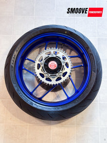 2021-2025 YAMAHA MT09 MT-09 SP OEM REAR BACK WHEEL RIM TIRE SPROCKET ROTOR BLUE