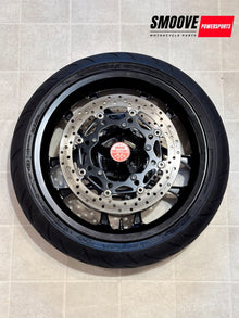 2020-2025 YAMAHA YZF-R1 YZF R1 OEM FRONT WHEEL RIM ROTOR & TIRE ASSEMBLY BLACK