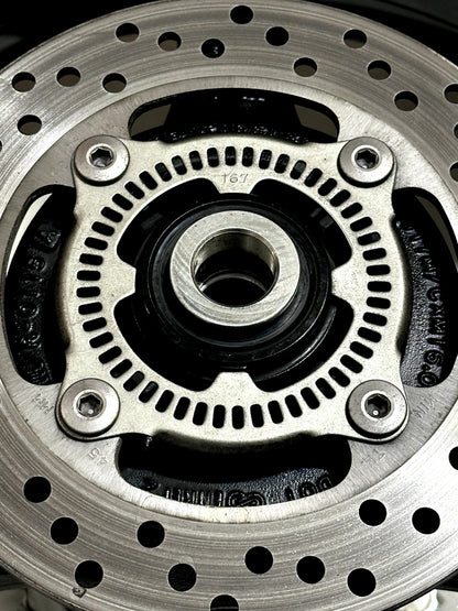 2021-2025 KAWASAKI NINJA ZX10R OEM REAR BACK WHEEL RIM TIRE SPROCKET ROTOR BLACK