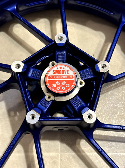 2022-2025 YAMAHA YZF R7 OEM FRONT WHEEL RIM & TIRE ASSEMBLY BLUE