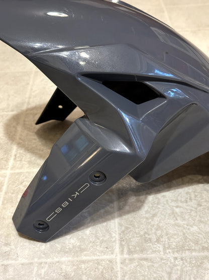 2019-2023 KAWASAKI NINJA ZX6R OEM FRONT FENDER WHEEL MUD GUARD GRAY