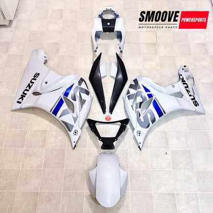 2017-2026 SUZUKI GSXR1000 OEM FAIRING COWLING BODY PANEL PLASTICS KIT WHITE BLUE