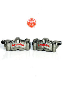 2021-2025 KAWASAKI NINJA ZX10R ZX10 OEM BREMBO FRONT BRAKE CALIPER SET W/ PADS