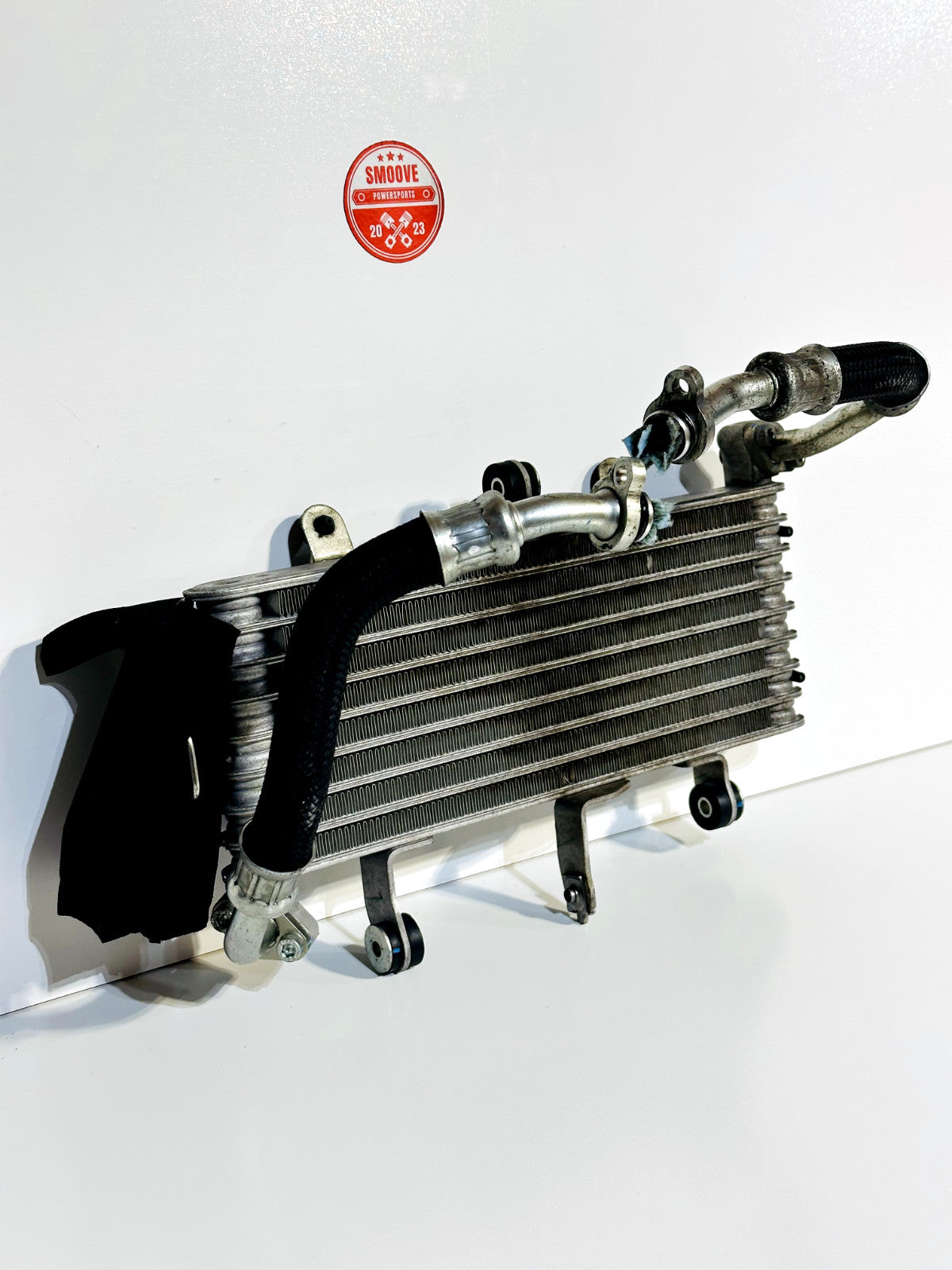 2021-2025 KAWASAKI NINJA ZX10R OEM ENGINE OIL COOLER MOTOR OIL RADIATOR W/ LINES