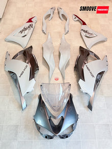 2024-2025 KAWASAKI NINJA ZX6R ZX636 OEM FAIRING BODY PLASTICS COWLING KIT WHITE