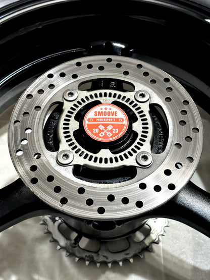 2021-2025 KAWASAKI NINJA ZX10R OEM REAR BACK WHEEL RIM TIRE SPROCKET ROTOR BLACK