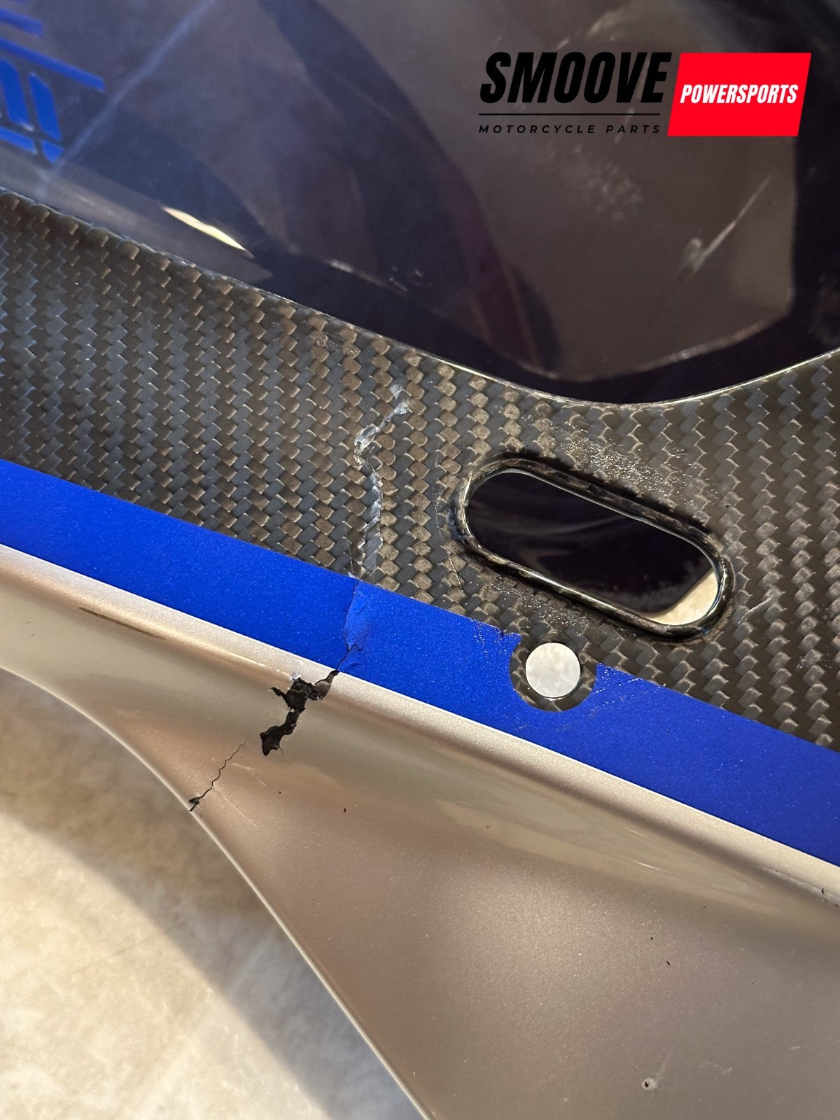 2015-2019 YAMAHA YZF R1M OEM CARBON FIBER LEFT RIGHT FAIRING SET + FRONT COWLING