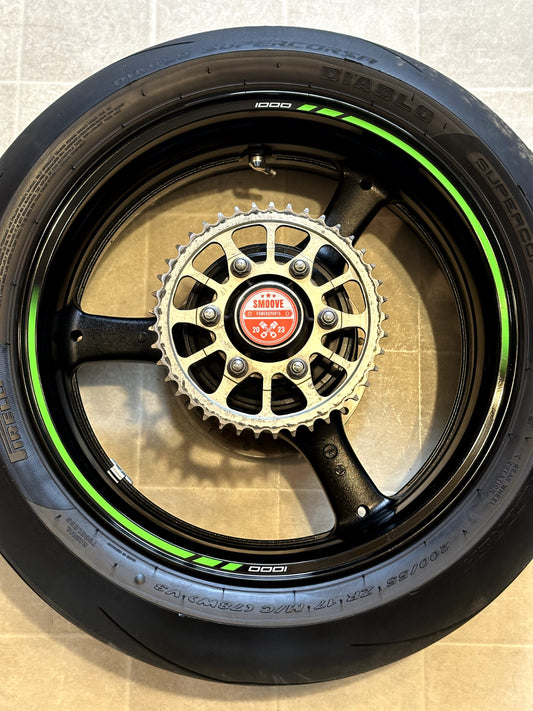 2021-2025 KAWASAKI NINJA ZX10R ZX 10 OEM REAR BACK WHEEL RIM SPROCKET ROTOR TIRE