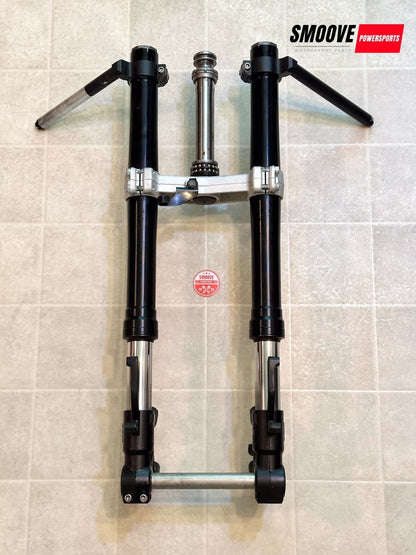 2019-2026 KAWASAKI NINJA ZX6R FRONT FORKS FORK SHOCK SUSPENSION W/ CLIP ON SET