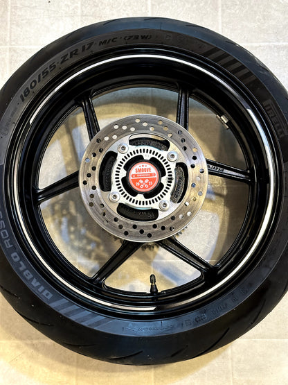 2019-2025 KAWASAKI NINJA ZX6R ZX636 OEM REAR BACK WHEEL RIM ROTOR SPROCKET TIRE