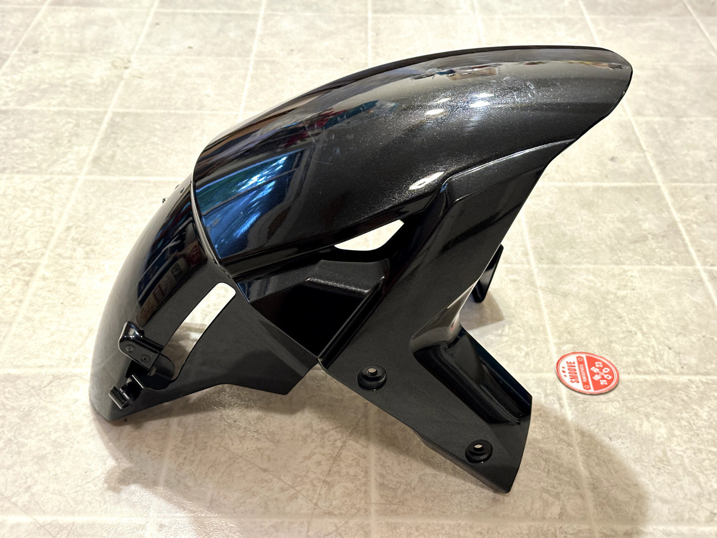 2021-2025 KAWASAKI NINJA ZX10R OEM FRONT FENDER WHEEL MUD GUARD GLOSS BLACK