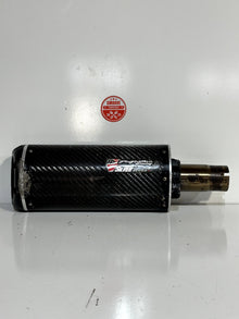 2006-2007 YAMAHA YZF R6 TWO BROTHERS SILVER SERIES CARBON FIBER MUFFLER SLIP ON
