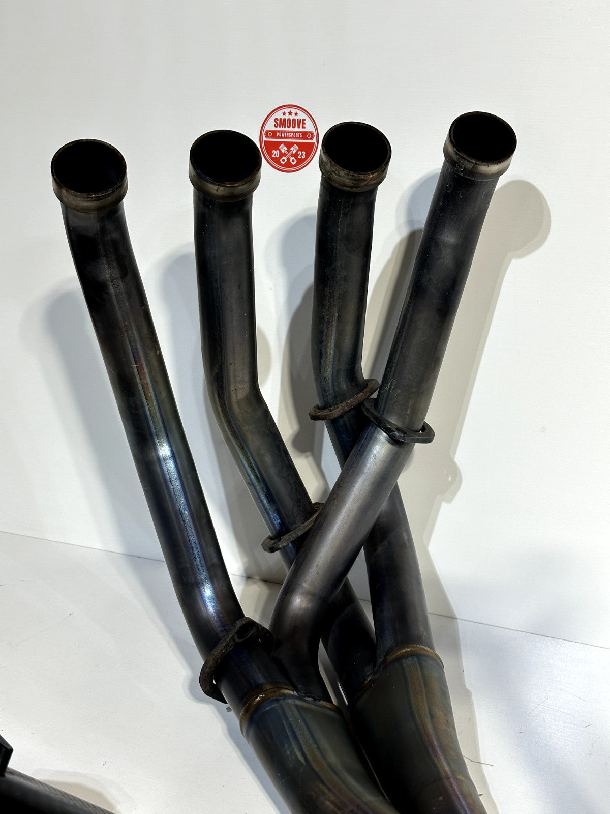 2009-2014 YAMAHA YZF R1 GRAVES EXHAUST SYSTEM MUFFLERS + MID PIPE & OEM HEADER
