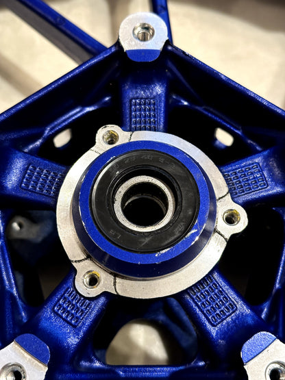 2022-2025 YAMAHA YZF R7 OEM FRONT WHEEL RIM & TIRE ASSEMBLY BLUE
