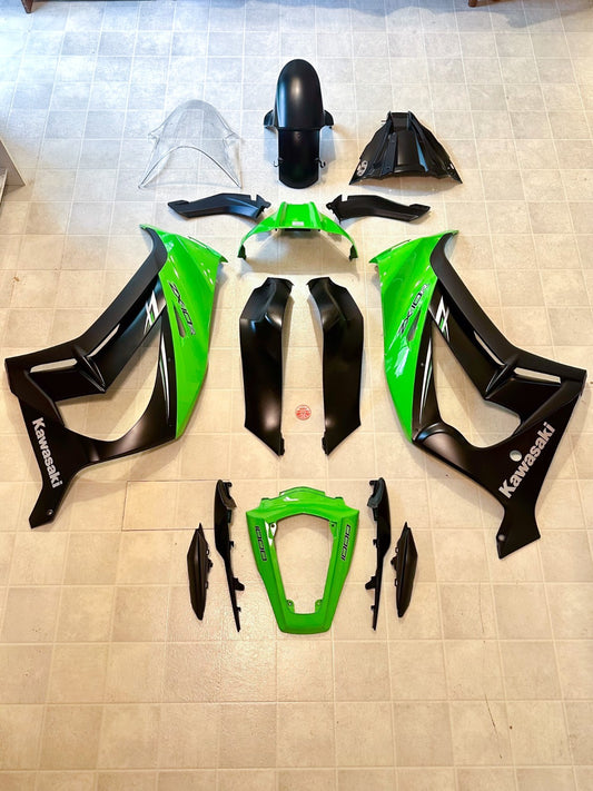 2011-2015 KAWASAKI NINJA ZX10R ZX 10 OEM COMPLETE FAIRING BODY PANEL COWLING KIT