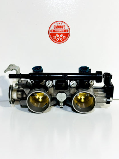 2021-2024 YAMAHA MT07 MT-07 OEM THROTTLE BODY & FUEL INJECTORS W/ FUEL LINE