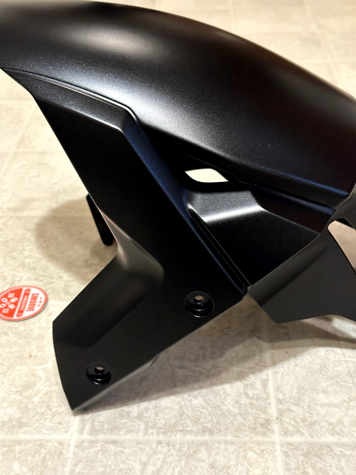 2021-2025 KAWASAKI NINJA ZX10R OEM FRONT FENDER WHEEL MUD GUARD SATIN BLACK