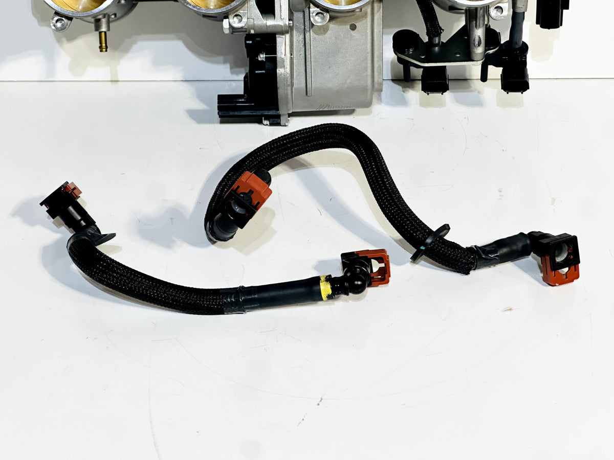 2021-2025 KAWASAKI NINJA ZX10R OEM THROTTLE BODY W/ INJECTORS & FUEL LINES ✅