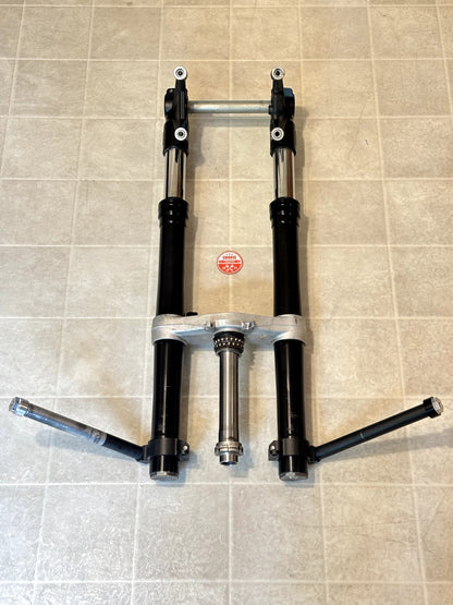 2019-2026 KAWASAKI NINJA ZX6R FRONT FORKS FORK SHOCK SUSPENSION W/ CLIP ON SET