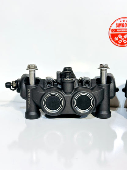 2011-2015 KAWASAKI NINJA ZX10R OEM LEFT RIGHT FRONT BRAKE CALIPER SET