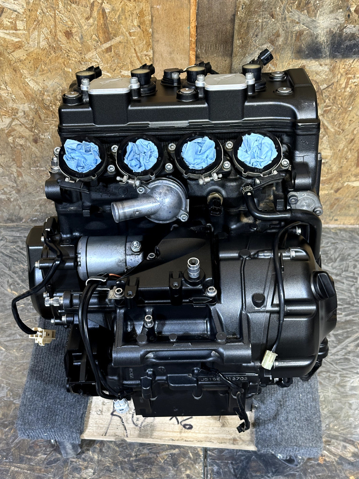 2008-2020 YAMAHA YZF R6 OEM COMPLETE ENGINE MOTOR ASSEMBLY RUNS STRONG 14K MILES
