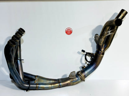 2009-2014 YAMAHA YZF R1 GRAVES EXHAUST SYSTEM MUFFLERS + MID PIPE & OEM HEADER