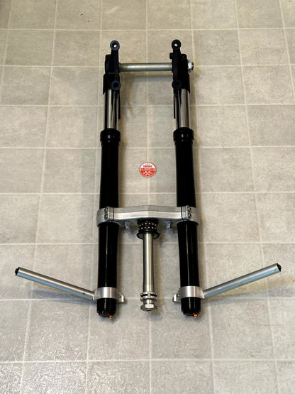 2015-2024 YAMAHA YZF R1 OEM FRONT FORK FORKS SUSPENSION & TRIPLE TREE + CLIP ONS