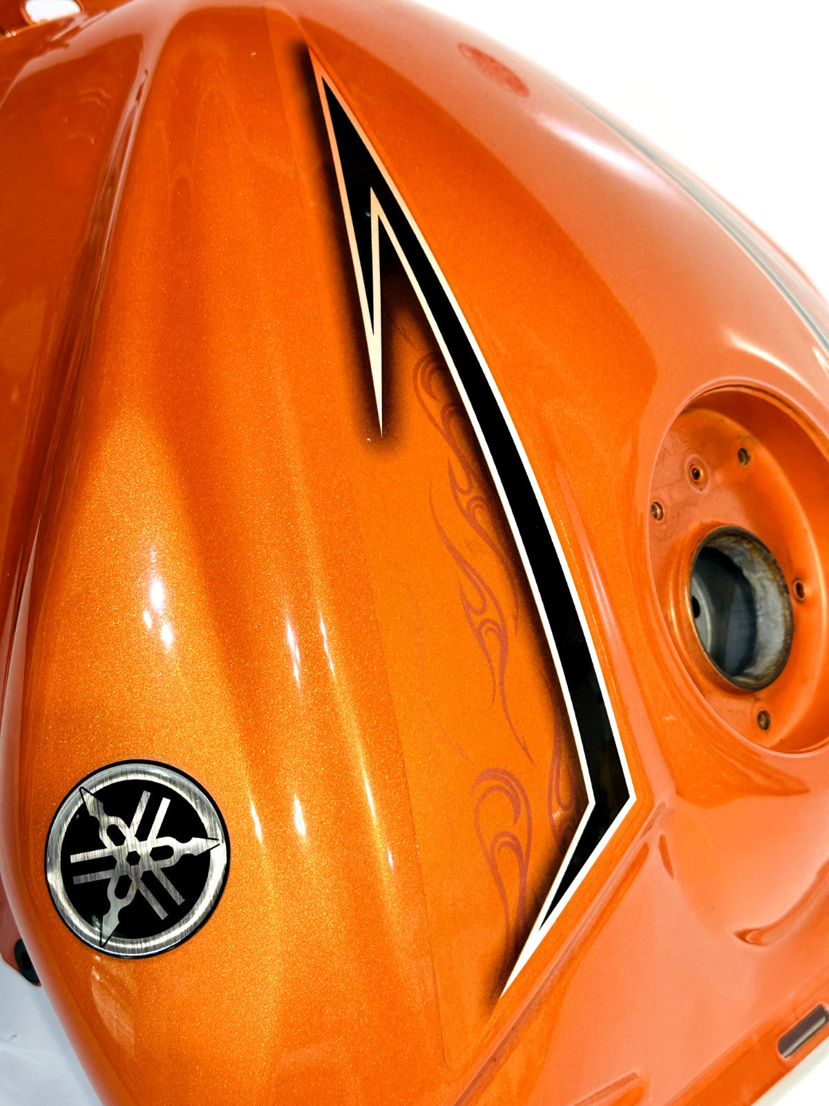(2009) 2008-2016 YAMAHA YZF R6 OEM GAS FUEL TANK CELL PETROL RESERVOIR ORANGE