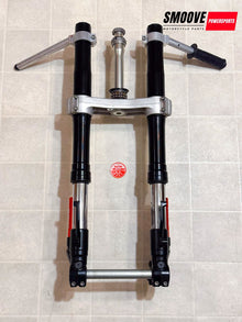 2021-2025 KAWASAKI NINJA ZX10R FRONT FORKS SUSPENSION W/ TRIPLE TREE + CLIP ONS ✅
