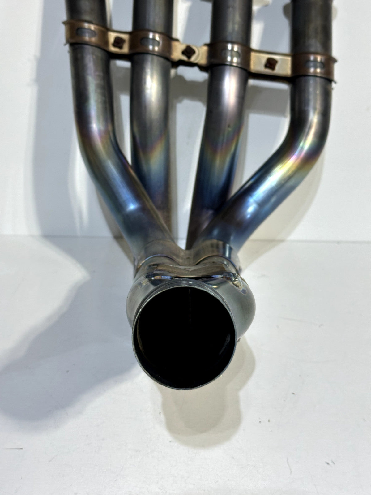2011-2015 KAWASAKI ZX10R ZX-10R OEM EXHAUST HEADER MANIFOLD PIPE TITANIUM