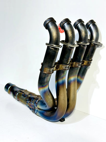 2011-2015 KAWASAKI ZX10R ZX-10R OEM EXHAUST HEADER MANIFOLD PIPE TITANIUM
