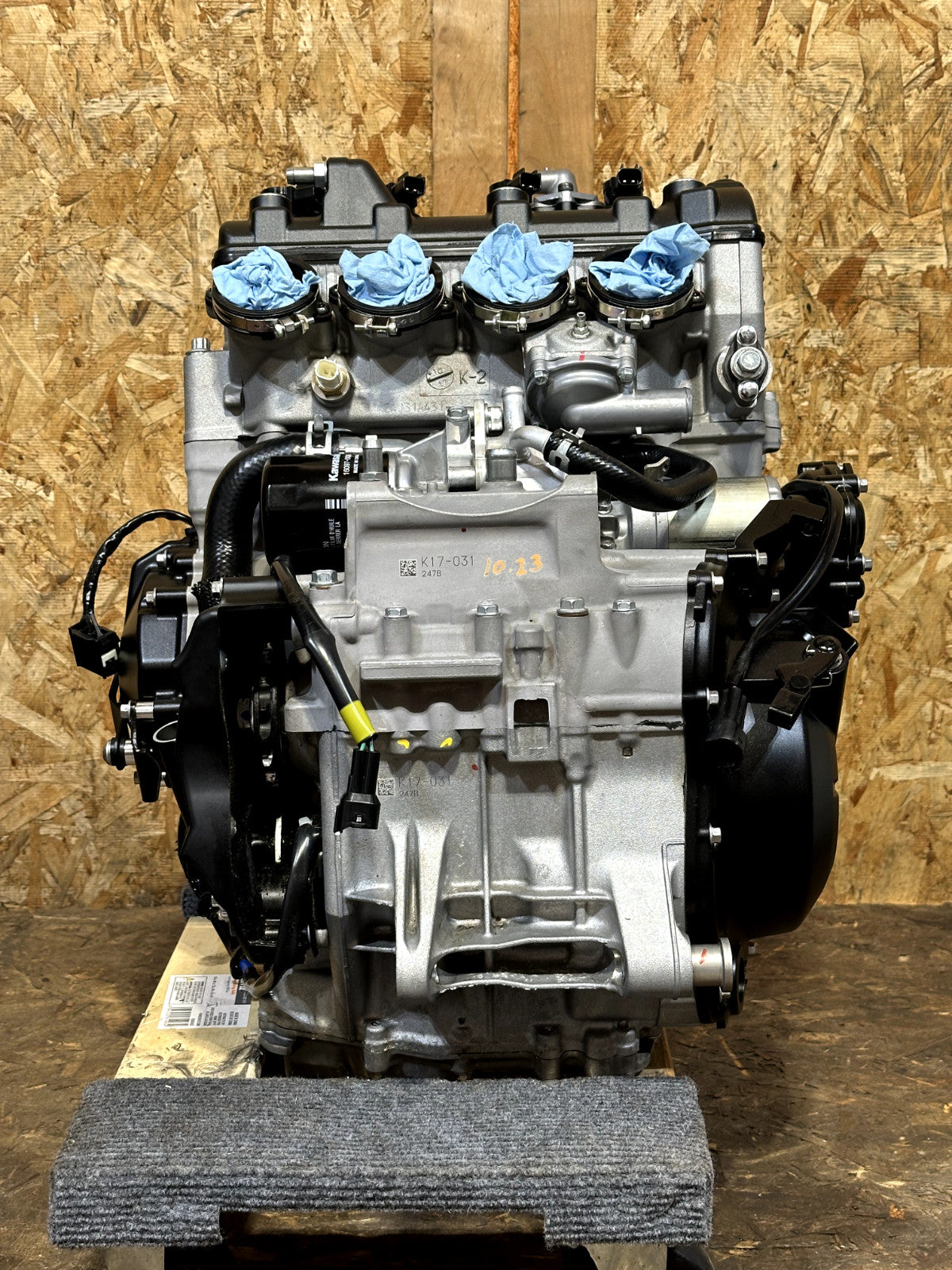 2019-2025 KAWASAKI NINJA ZX6R ZX636 COMPLETE ENGINE MOTOR ASSEMBLY MINT 200 MILE