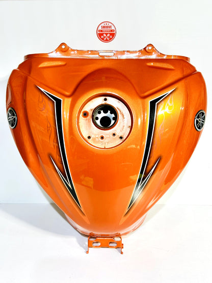 (2009) 2008-2016 YAMAHA YZF R6 OEM GAS FUEL TANK CELL PETROL RESERVOIR ORANGE