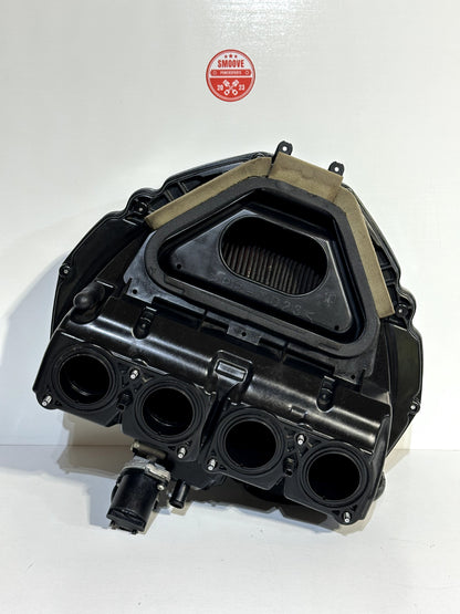 2008-2016 YAMAHA YZF R6 OEM AIR BOX INTAKE FILTER W/ VELOCITY STACKS + INJECTORS