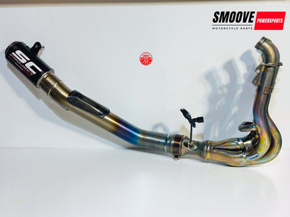 2021-2025 KAWASAKI NINJA ZX10R ZX10RR SC PROJECT CR-T EXHAUST MUFFLER W/ HEADER