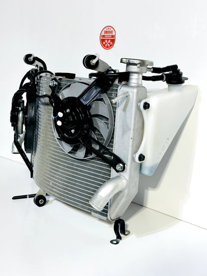 2020-2026 YAMAHA YZF R1 OEM RADIATOR ENGINE MOTOR COOLER W/ FANS & RESERVOIR