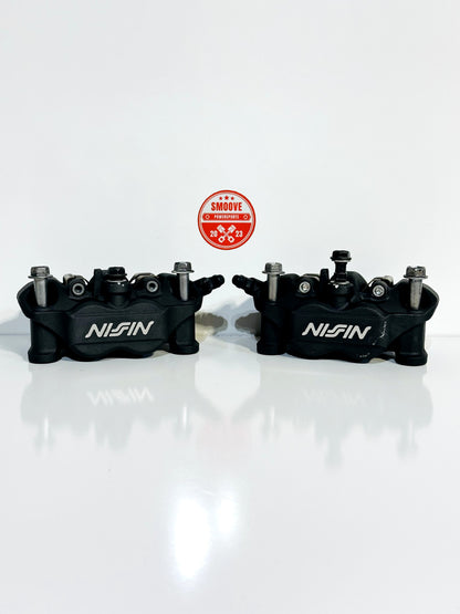 2019-2025 KAWASAKI NINJA ZX6R ZX636 OEM LEFT RIGHT FRONT BRAKE CALIPER SET + PAD