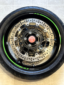 2021-2025 KAWASAKI NINJA ZX10R ZX 10 OEM FRONT WHEEL RIM ROTORS & TIRE BLACK