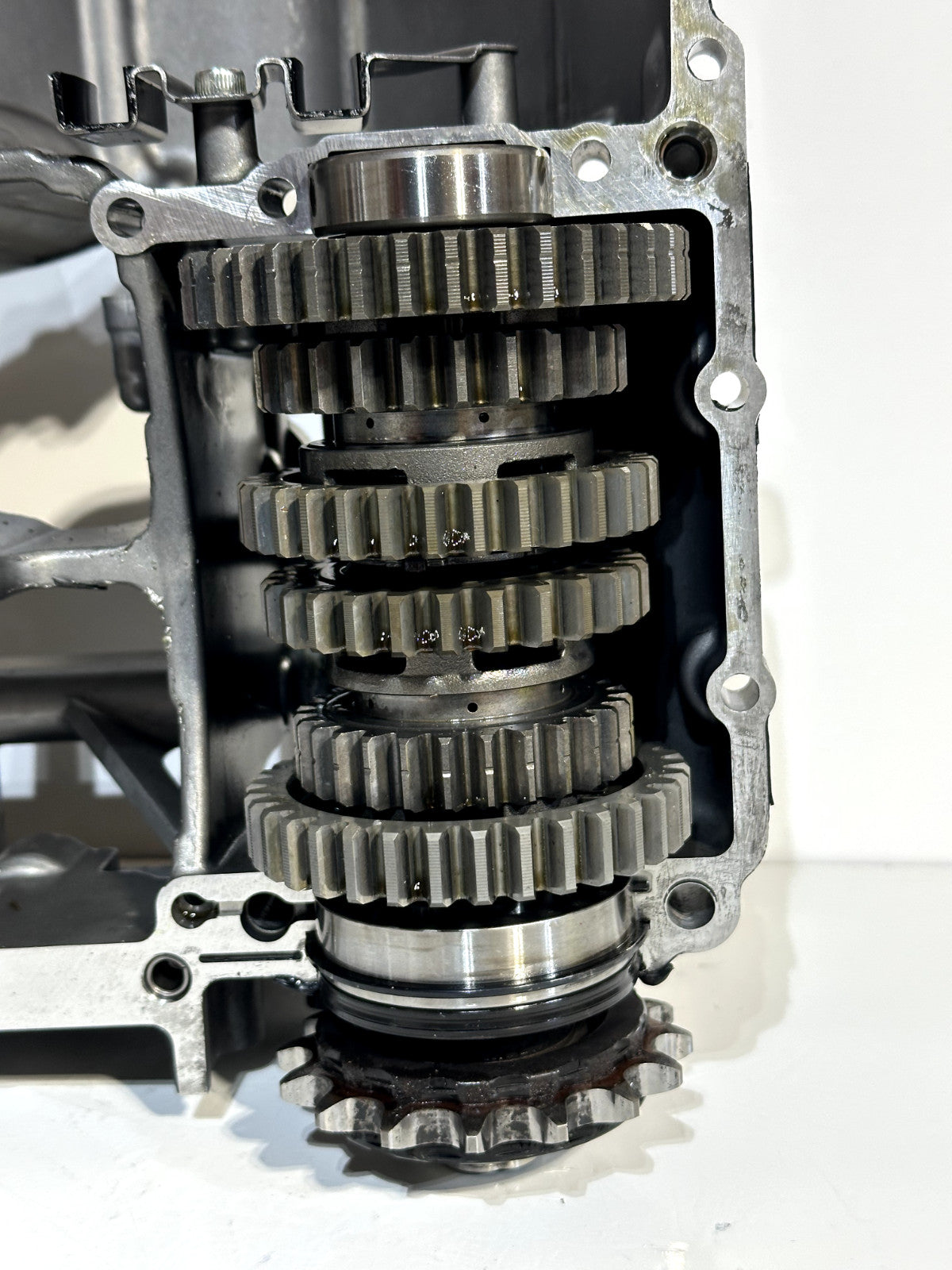 2014-2025 YAMAHA YZF R7 MT FZ 07 OEM COMPLETE ENGINE CRANK CASE CRANKCASE BLOCK