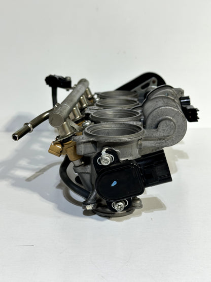 2008-2016 YAMAHA YZF R6 OEM THROTTLE BODY BODIES W/ FUEL INJECTORS + RAIL
