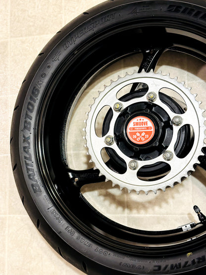 2011-2026 SUZUKI GSXR750 OEM REAR BACK WHEEL RIM TIRE ROTOR SPROCKET MINT BLACK