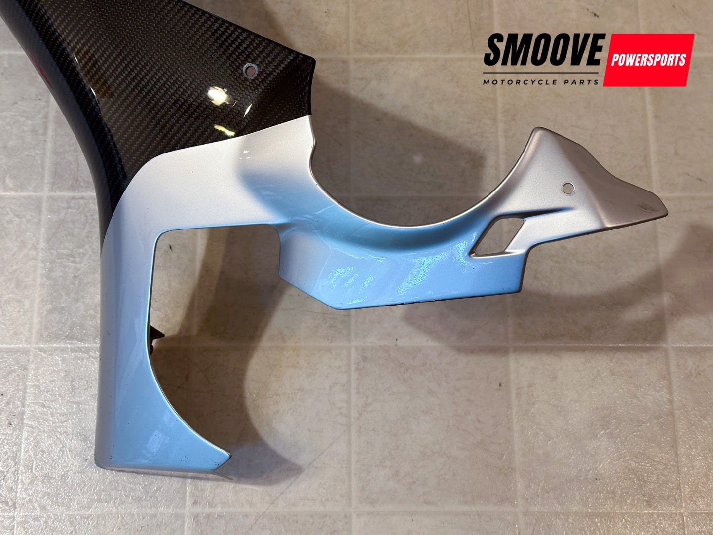 2015-2019 YAMAHA YZF R1M OEM CARBON FIBER LEFT RIGHT FAIRING SET + FRONT COWLING