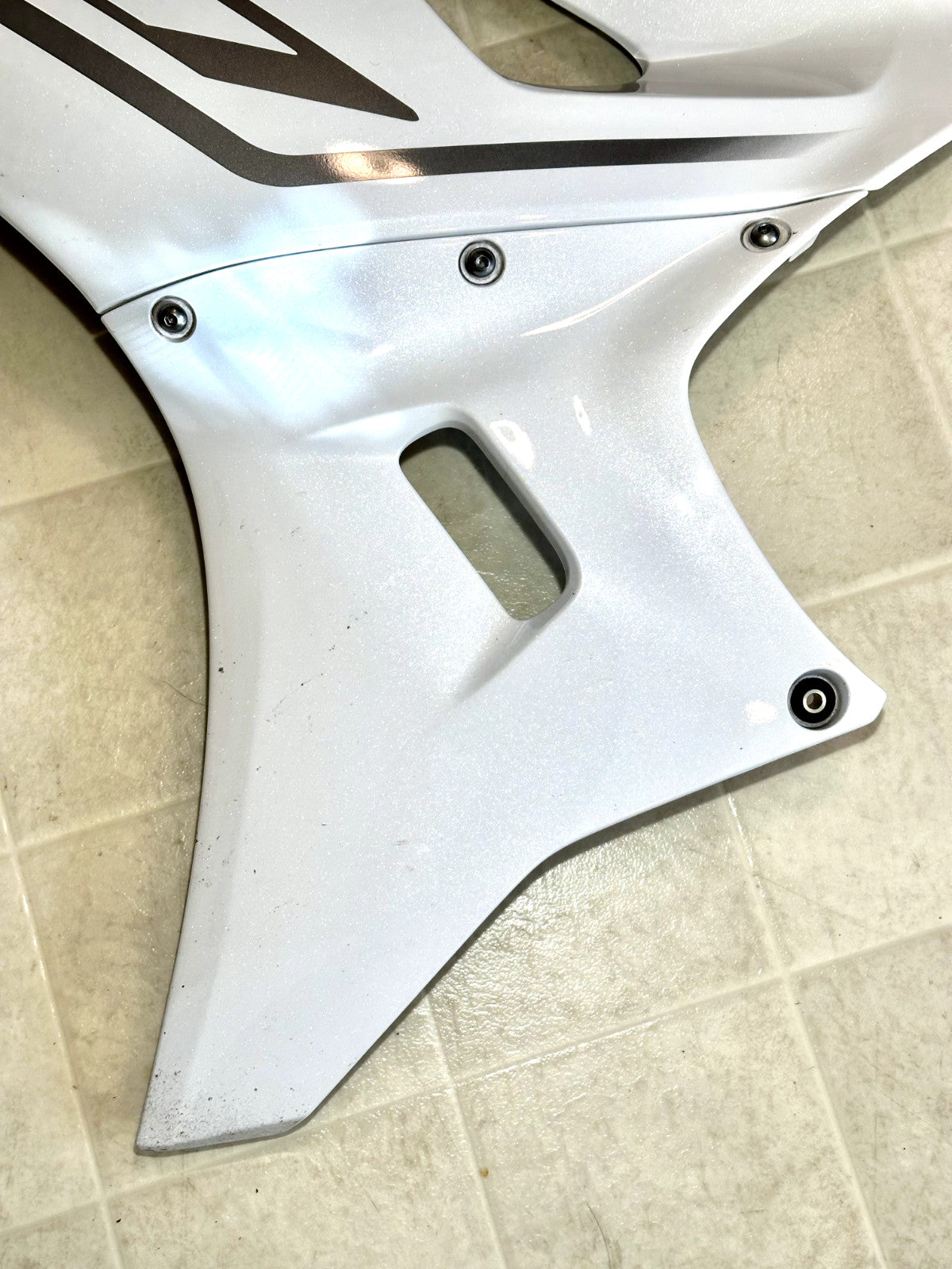 2022-2025 YAMAHA YZF R7 OEM COMPLETE FAIRING BODY PANEL PLASTICS COWL KIT WHITE
