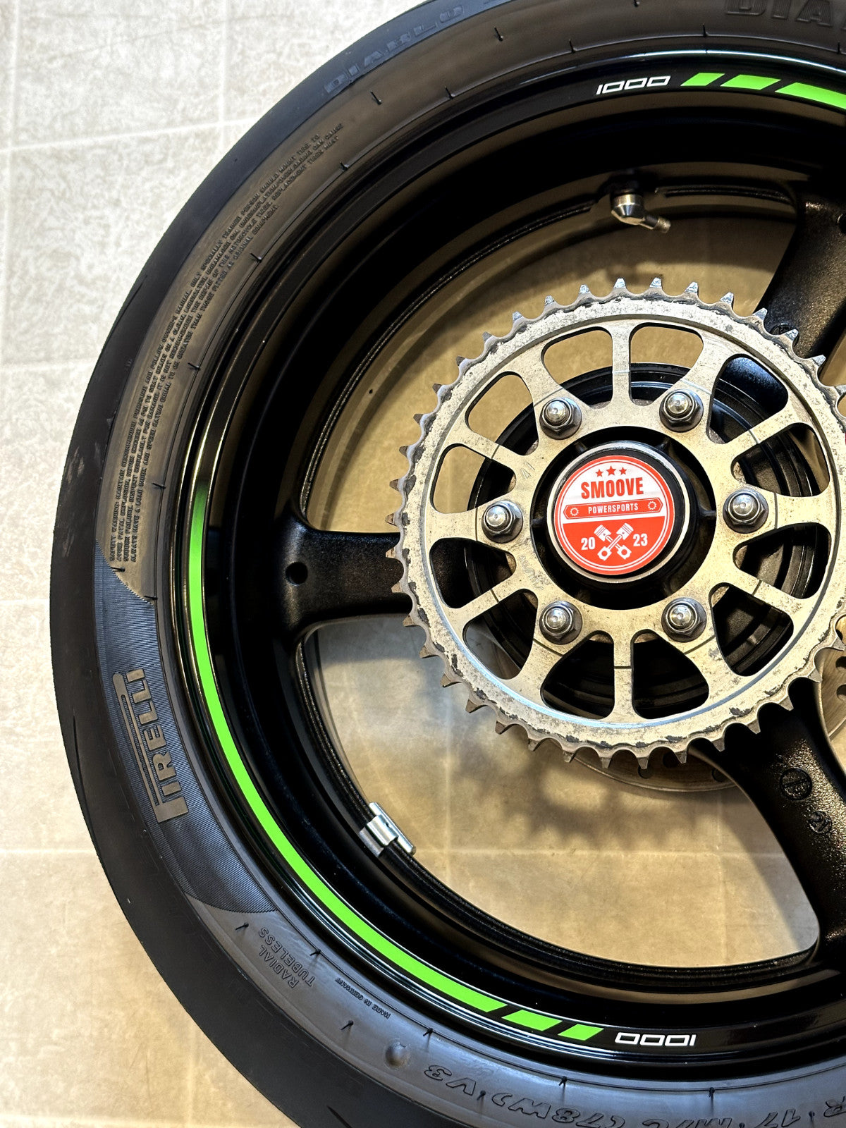 2021-2025 KAWASAKI NINJA ZX10R ZX 10 OEM REAR BACK WHEEL RIM SPROCKET ROTOR TIRE