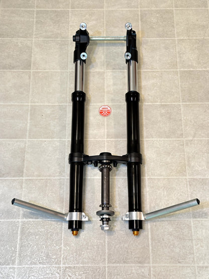2022-2025 YAMAHA YZF R7 OEM FRONT FORKS SUSPENSION W/ TRIPLE TREE & CLIP ONS