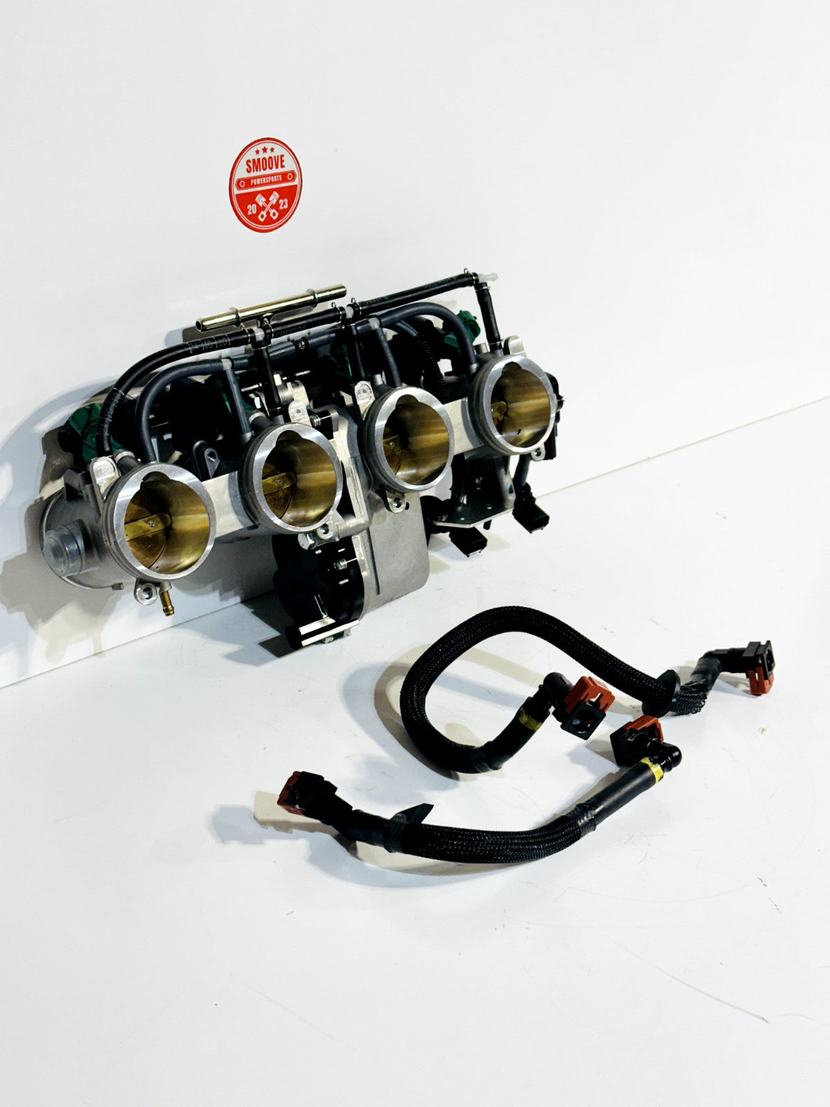 2021-2025 KAWASAKI NINJA ZX10R OEM THROTTLE BODY W/ INJECTORS & FUEL LINES ✅