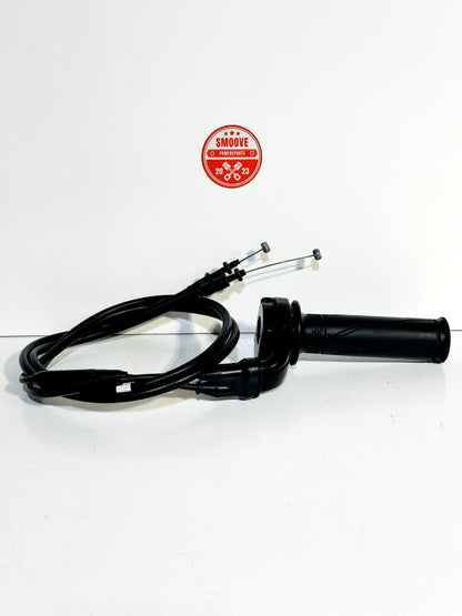 2022-2025 YAMAHA YZF R7 OEM THROTTLE GRIP CONTROL TUBE & HOUSING W/ CABLES