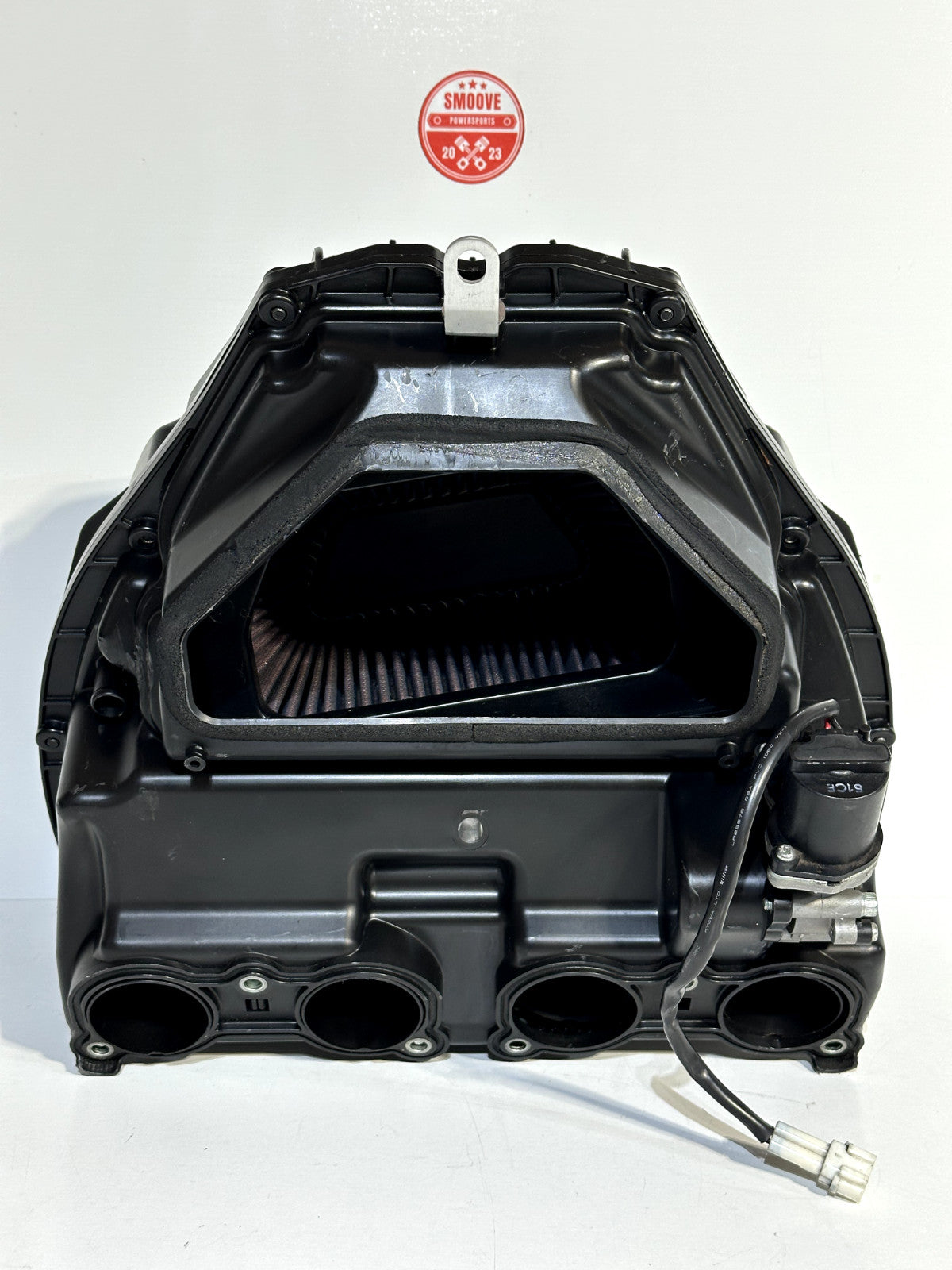 2015-2019 YAMAHA YZF R1 OEM AIR FILTER INTAKE BOX AIRBOX W/ INJECTORS + STACKS