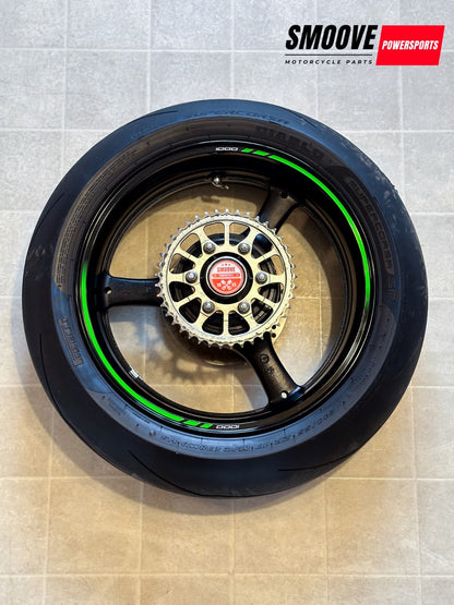 2021-2025 KAWASAKI NINJA ZX10R ZX 10 OEM REAR BACK WHEEL RIM SPROCKET ROTOR TIRE